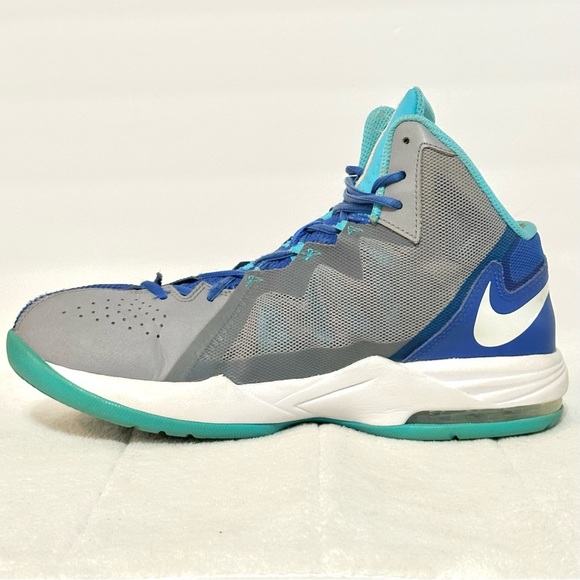 Nike Mens Shoes Air Max Stutter Step 2 Blue Grey Basketball 653455-402 Size 9 - Picture 6 of 12
